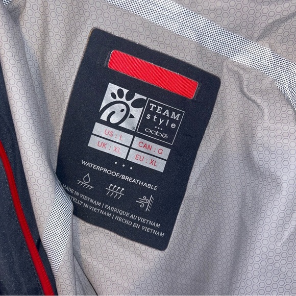 Chick-Fil-A Men’s Navy Blue Team Style Oobe Hooded Rain Jacket Parka Large - Picture 4 of 5